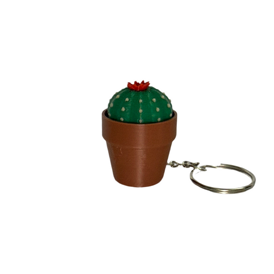 Cactus Clickers - 3D Printed Fidget Clicker Keychain Toy