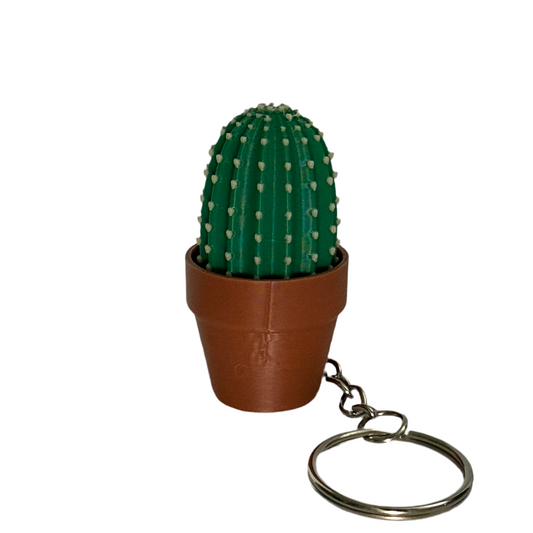 Cactus Clickers - 3D Printed Fidget Clicker Keychain Toy