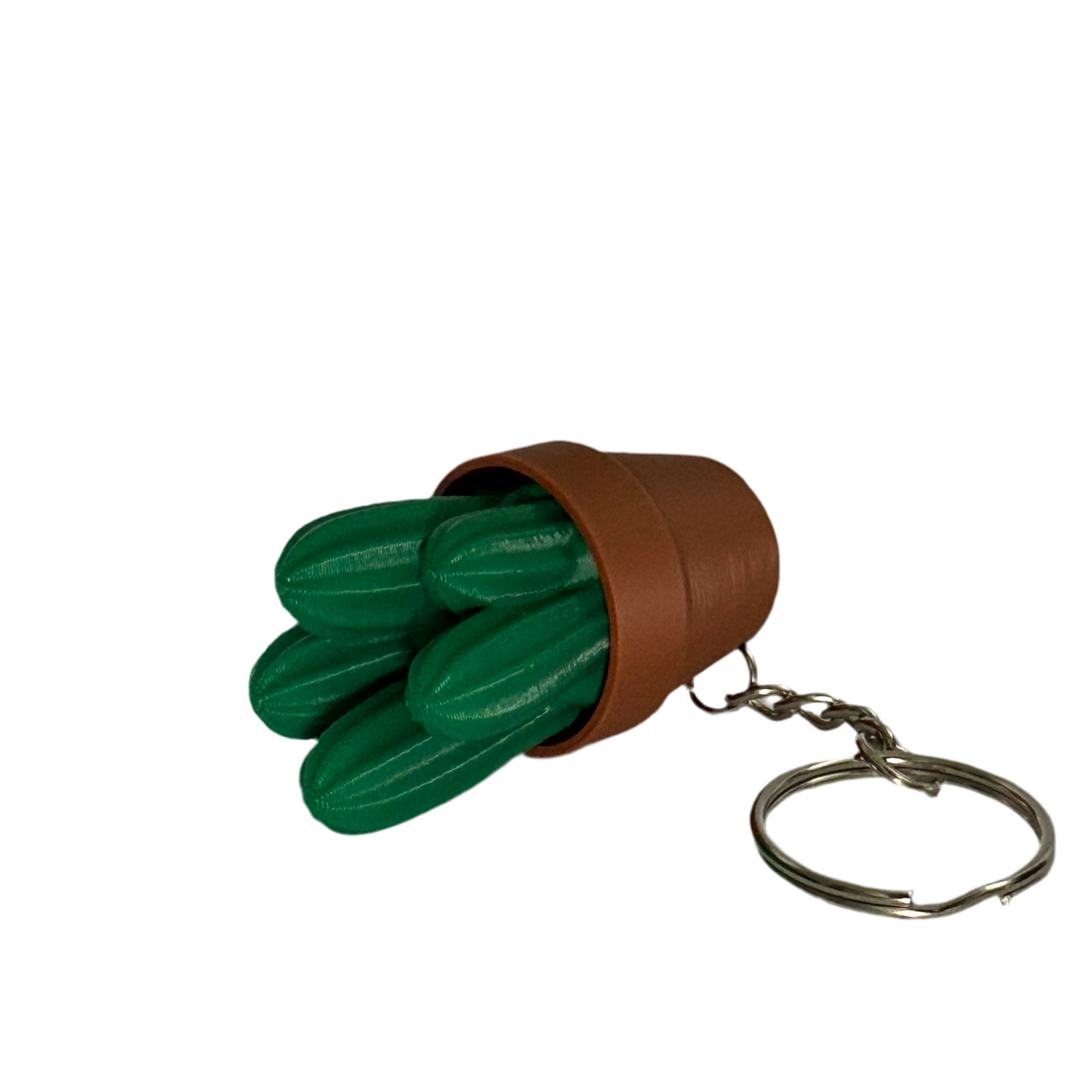 Cactus Clickers - 3D Printed Fidget Clicker Keychain Toy