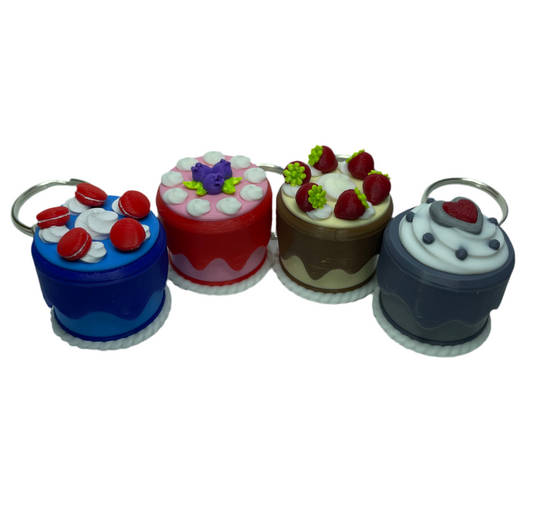 Party Cake - Fidget Clicker Stress Relief Toy Keychain