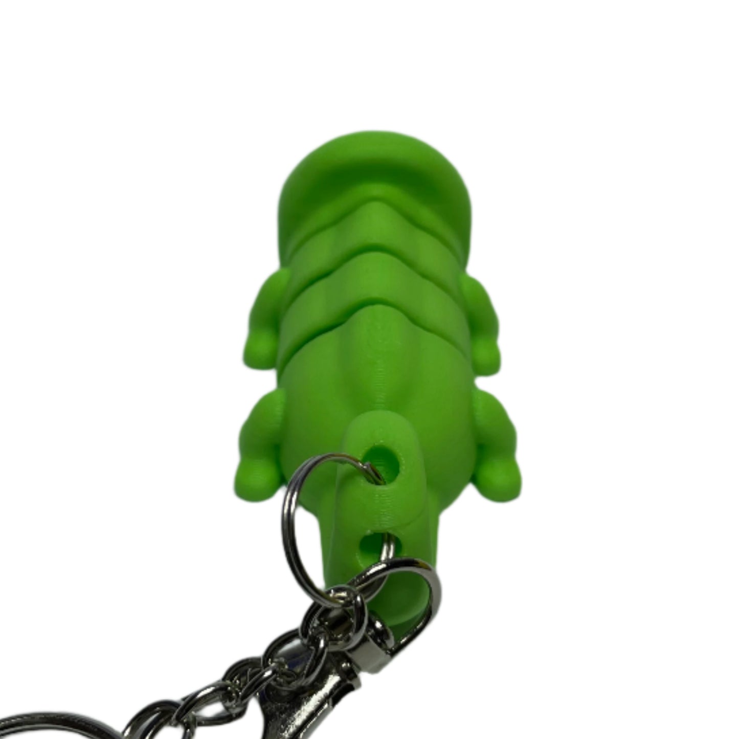 3D printed flexible chameleon keychain
