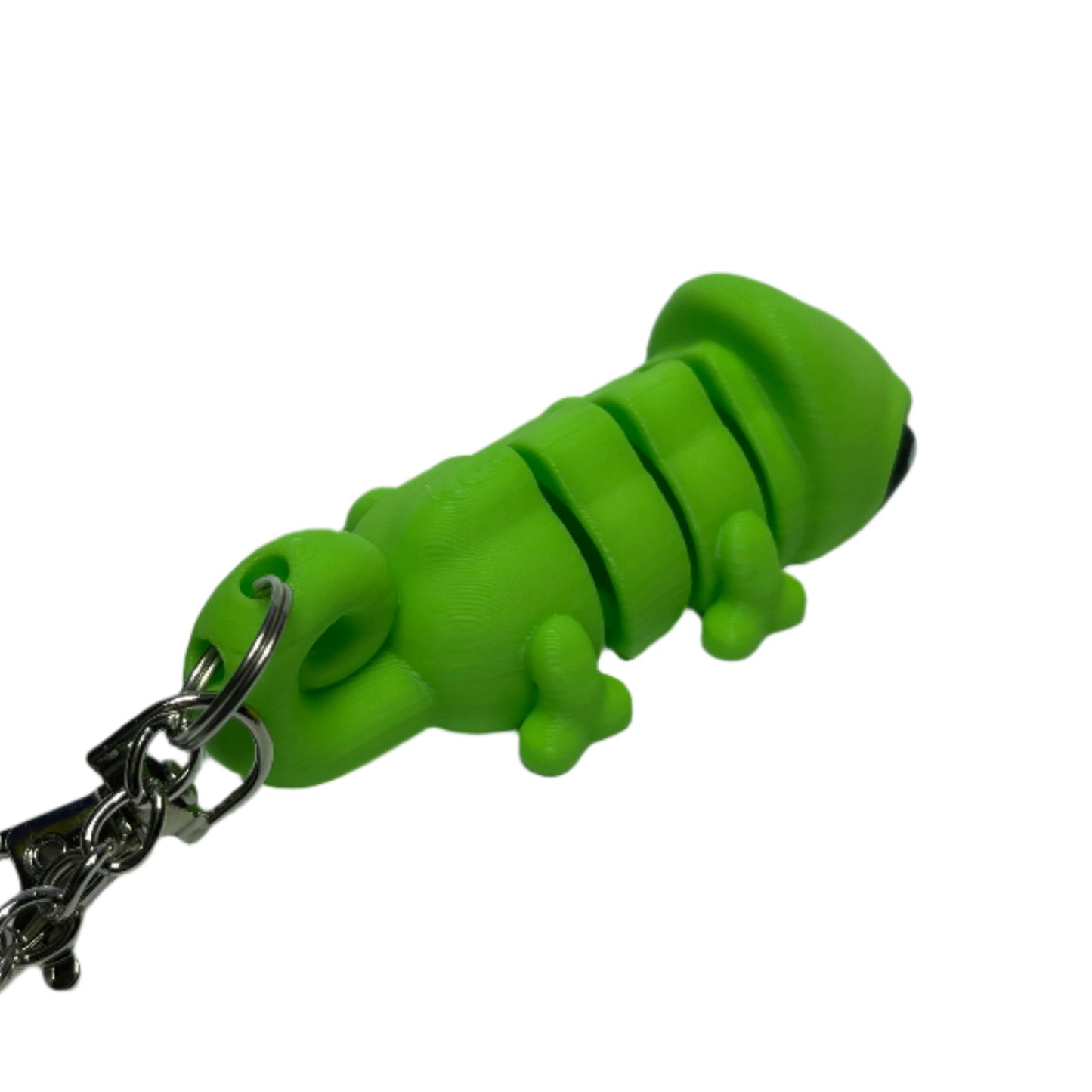 3D printed flexible chameleon keychain