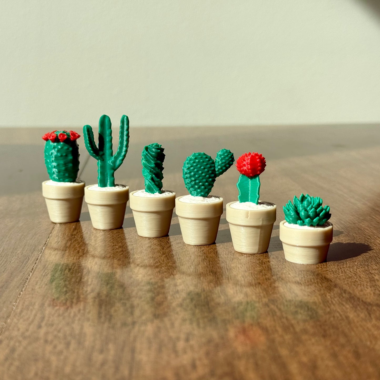 Cactus Chess Set – Roll-up Cactus Themed 3D-Printed Chess Board