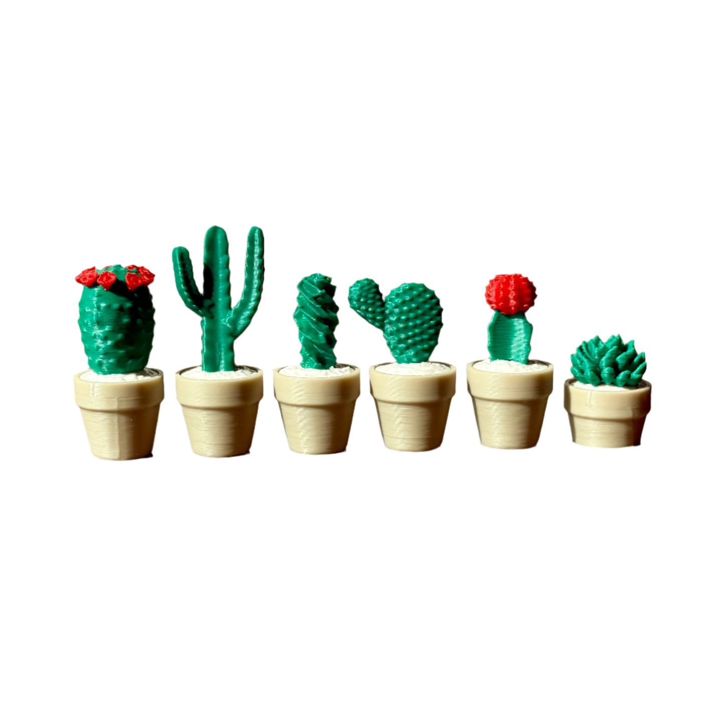 Cactus Chess Set – Roll-up Cactus Themed 3D-Printed Chess Board