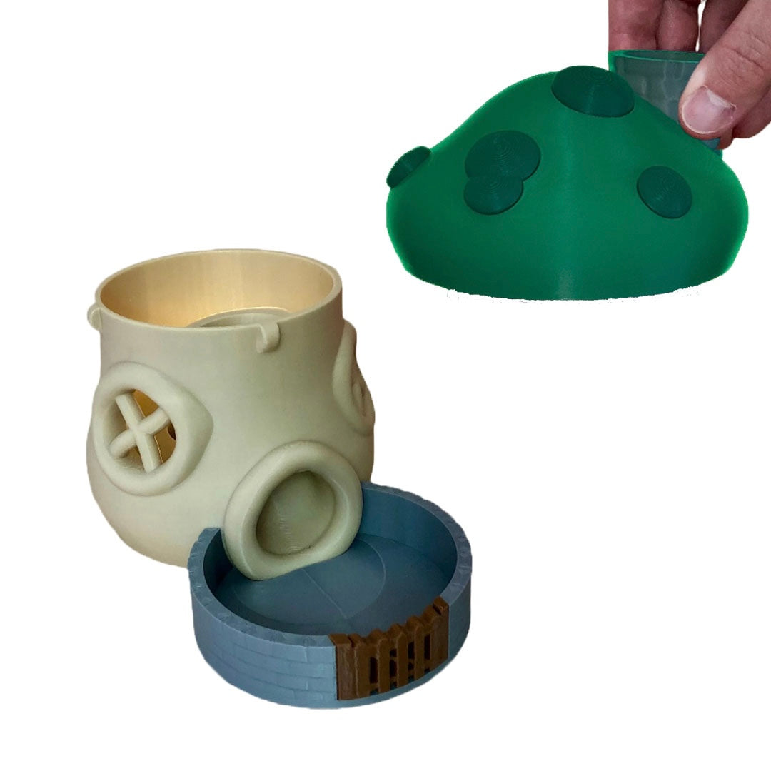 Green Mushroom Cottage - Dice Tower