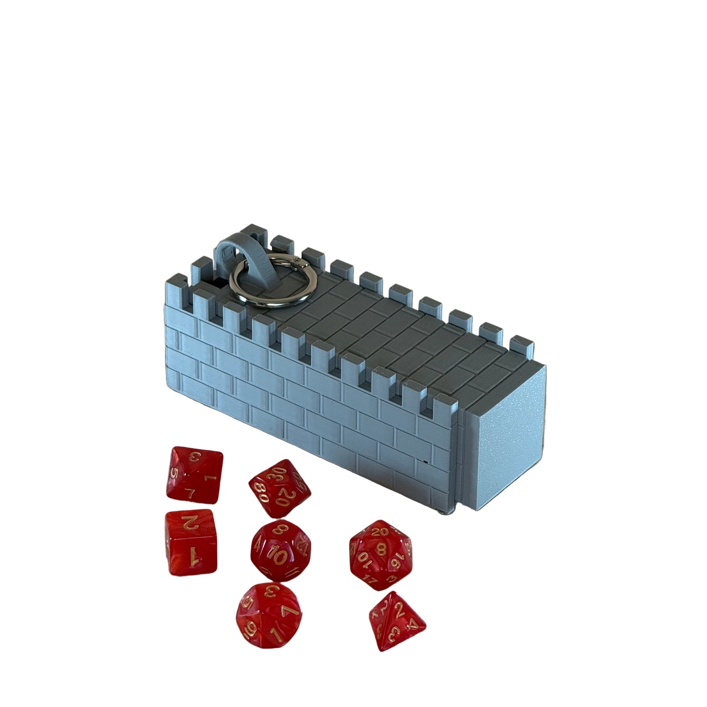 Foldable Castle Dice Tower - Portable 3D Printed Tabletop RPG Accessory