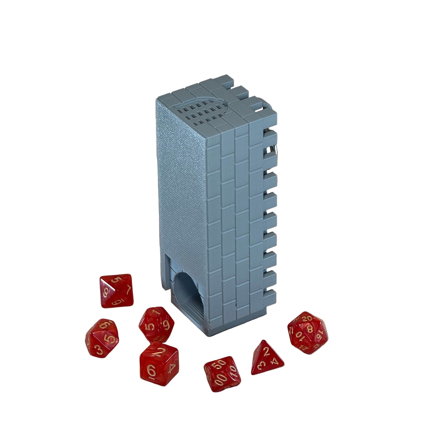 Foldable Castle Dice Tower - Portable 3D Printed Tabletop RPG Accessory