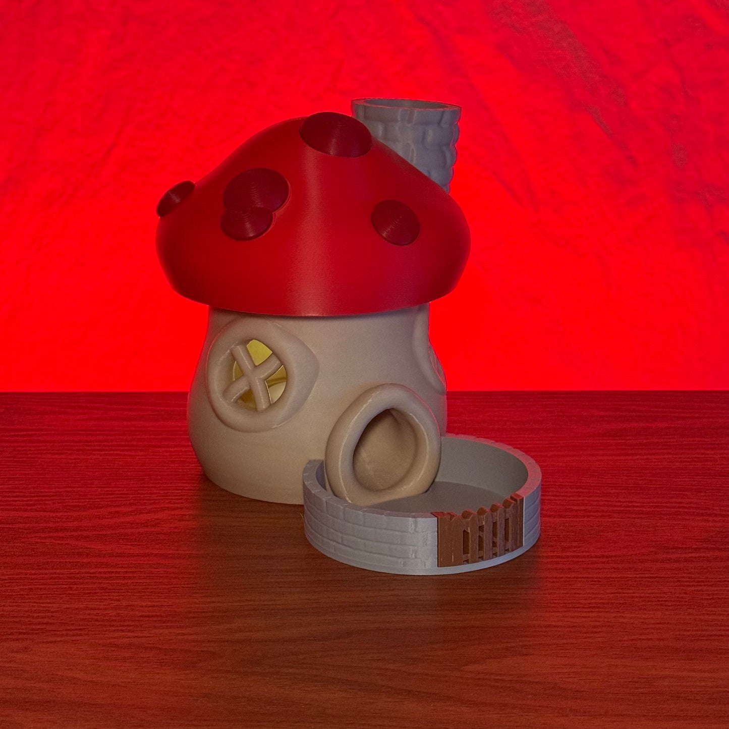 Red Mushroom Cottage - Dice Tower