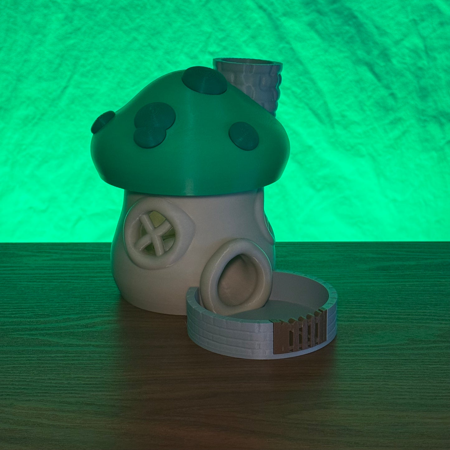 Green Mushroom Cottage - Dice Tower