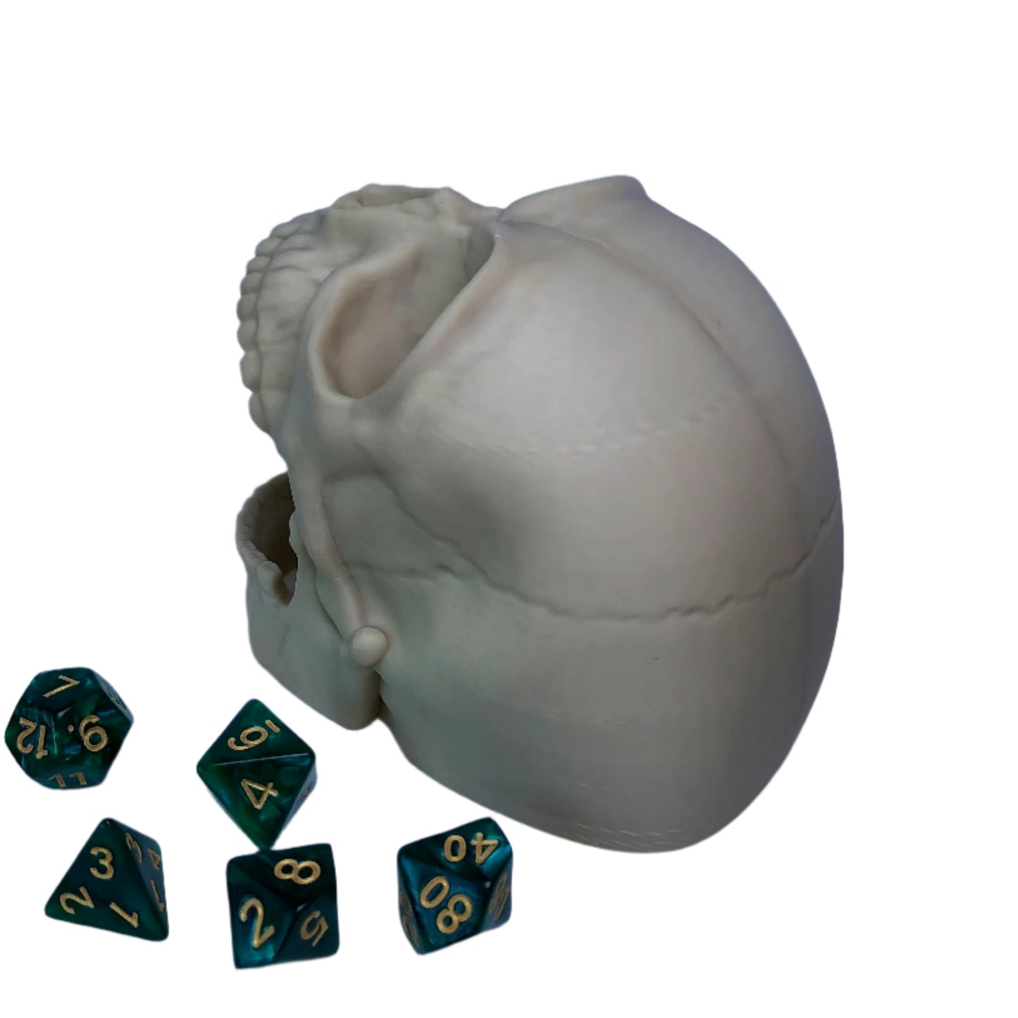 Screaming Skull Dice Tower – Compact Dice Roller for Tabletop Games
