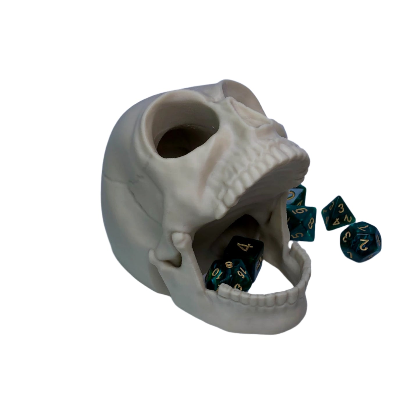 Screaming Skull Dice Tower – Compact Dice Roller for Tabletop Games