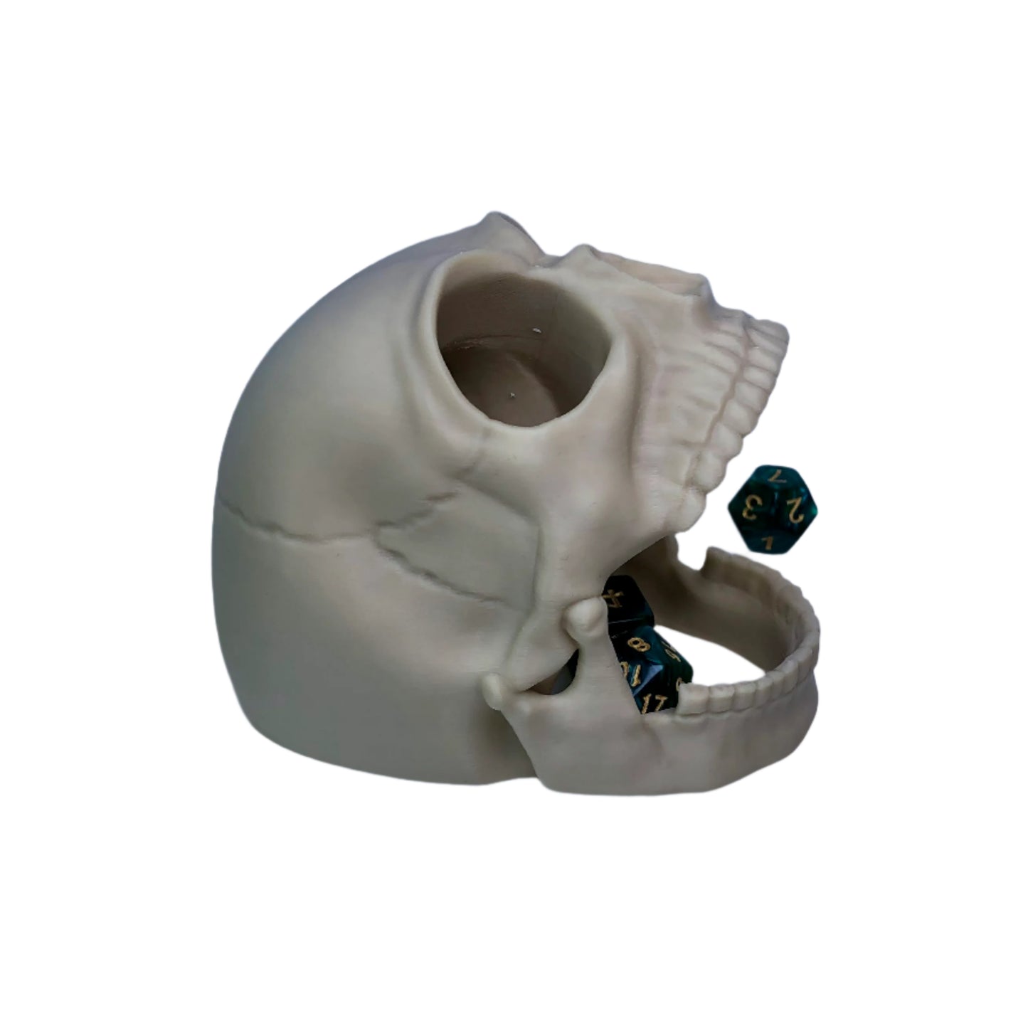 Screaming Skull Dice Tower – Compact Dice Roller for Tabletop Games