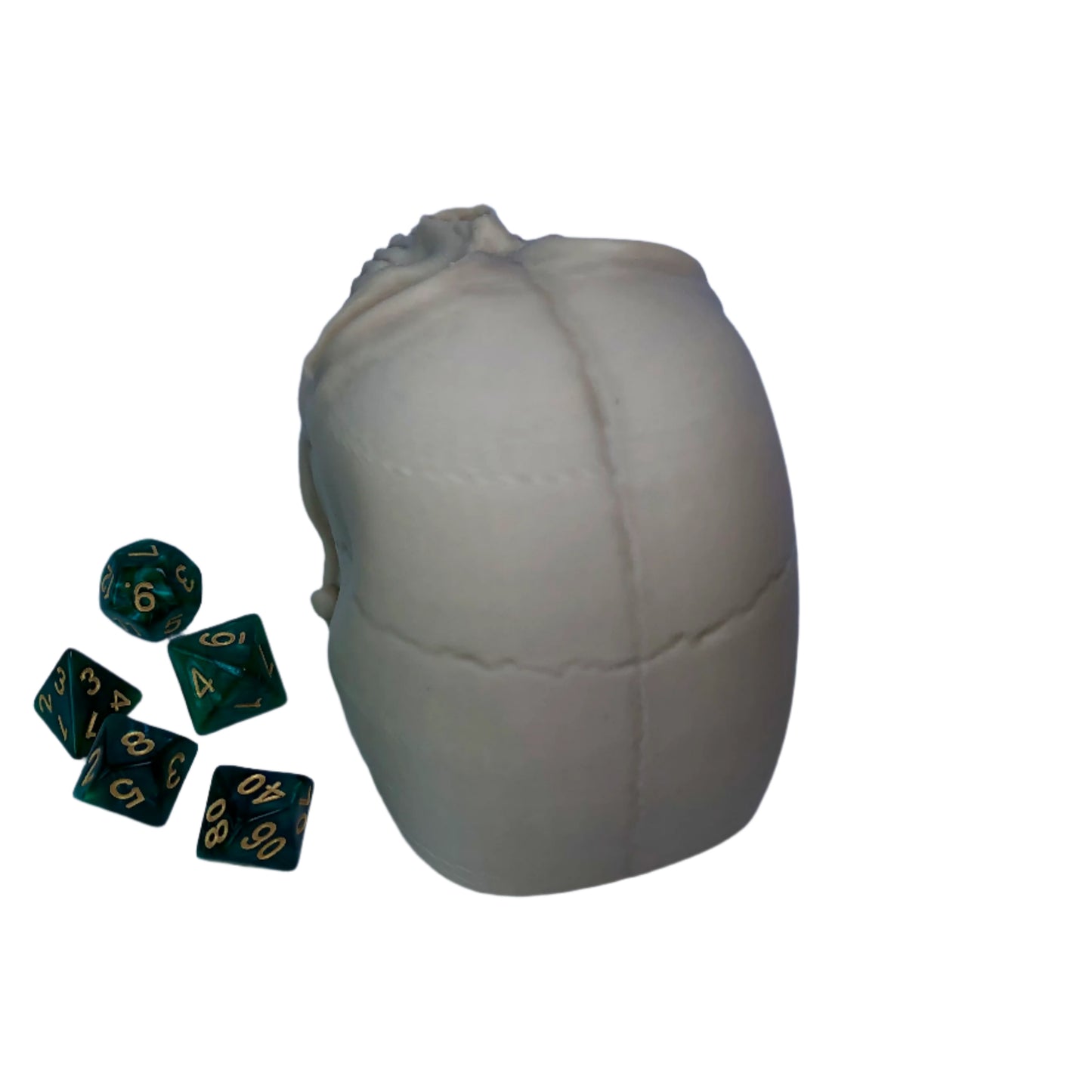 Screaming Skull Dice Tower – Compact Dice Roller for Tabletop Games