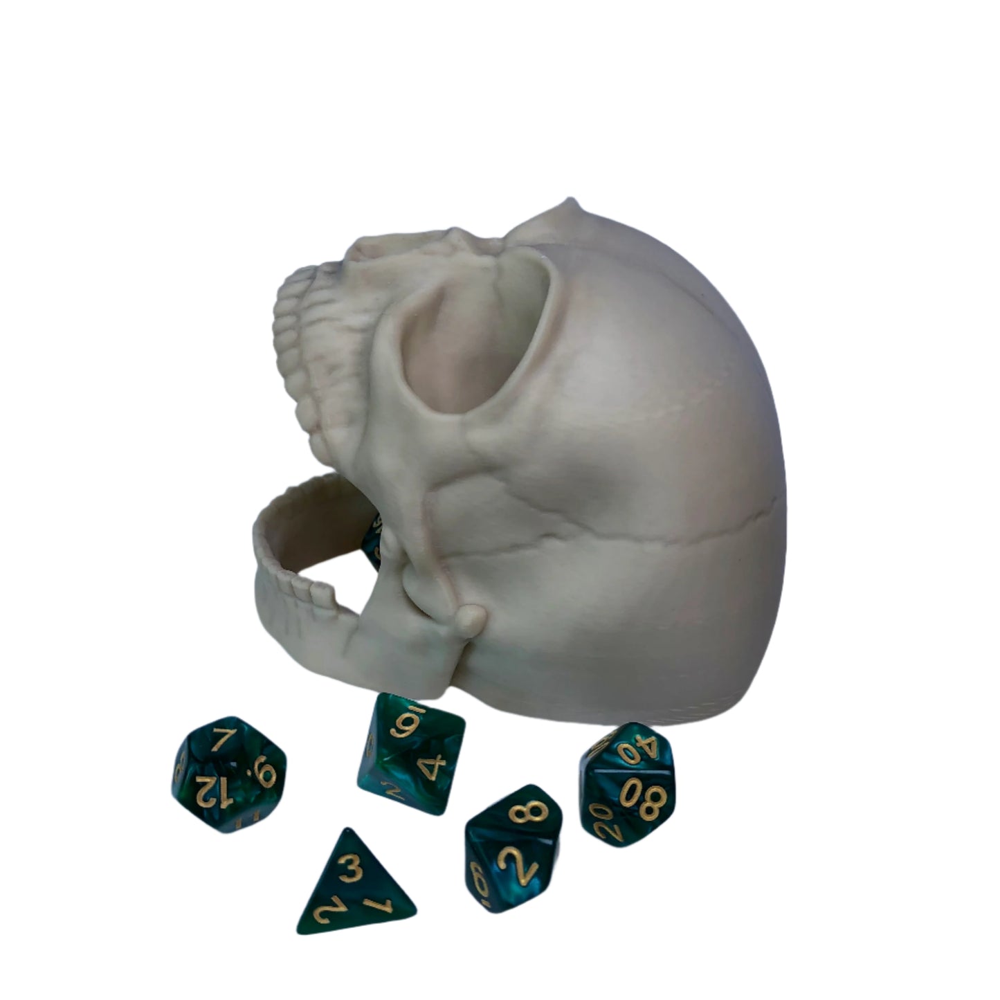 Screaming Skull Dice Tower – Compact Dice Roller for Tabletop Games