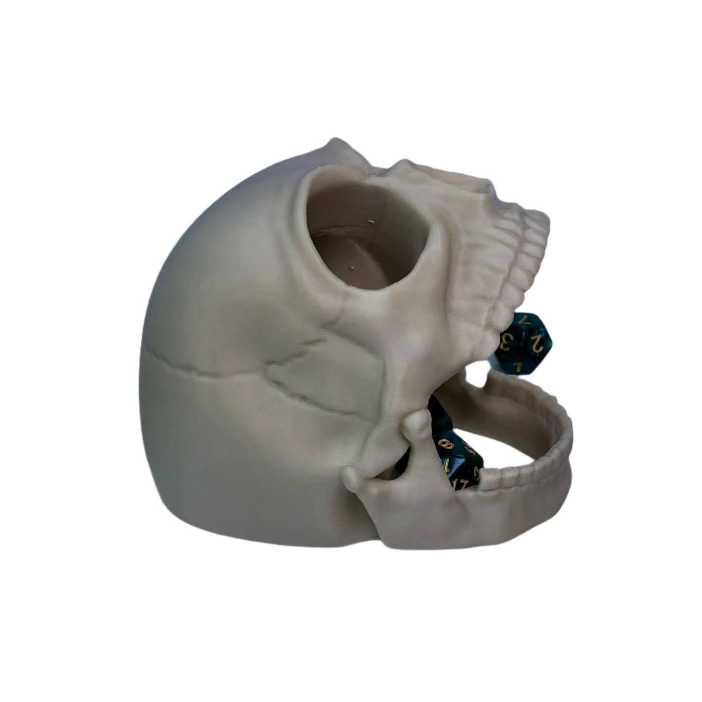 Screaming Skull Dice Tower – Compact Dice Roller for Tabletop Games