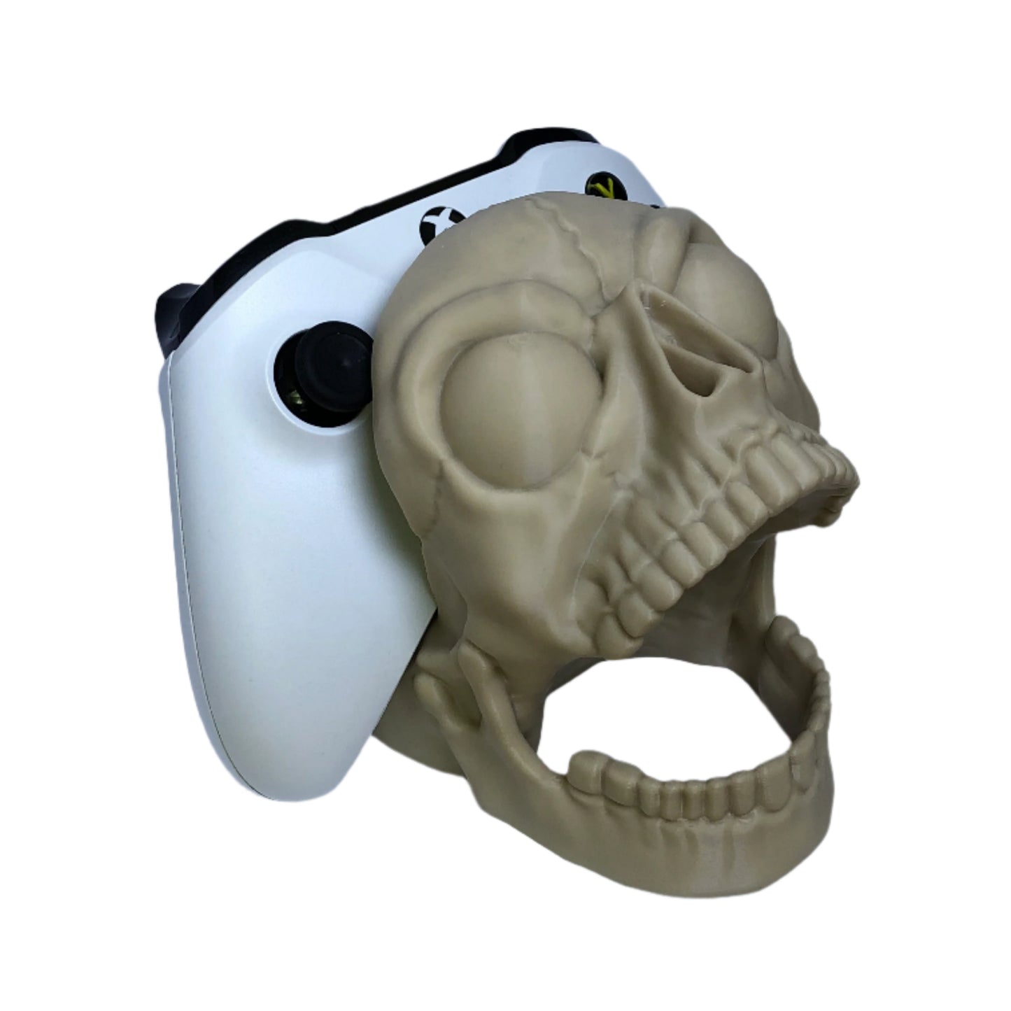 Screaming Skull Controller Holder – Fits PS5 & Xbox Series X/S – 3D Printed Gaming Decor