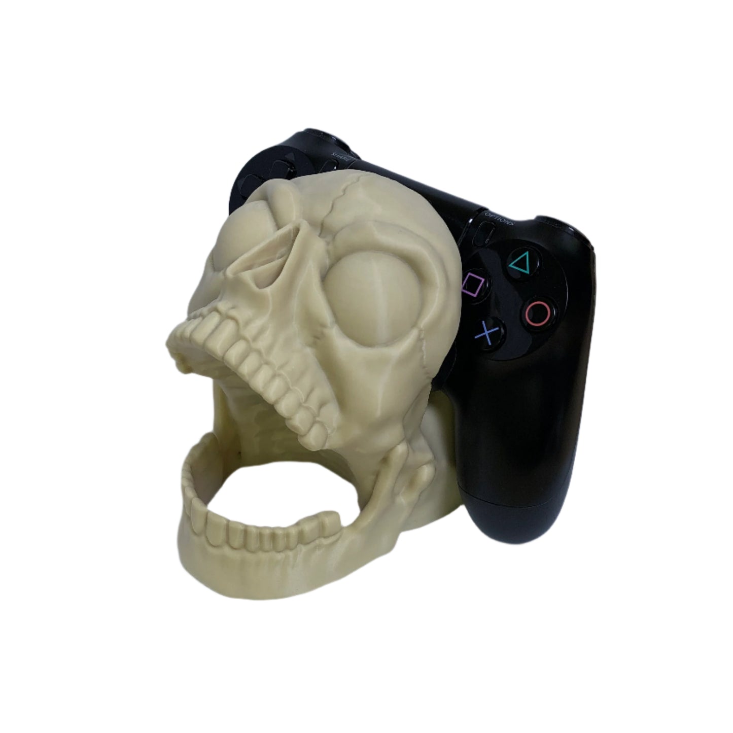 Screaming Skull Controller Holder – Fits PS5 & Xbox Series X/S – 3D Printed Gaming Decor