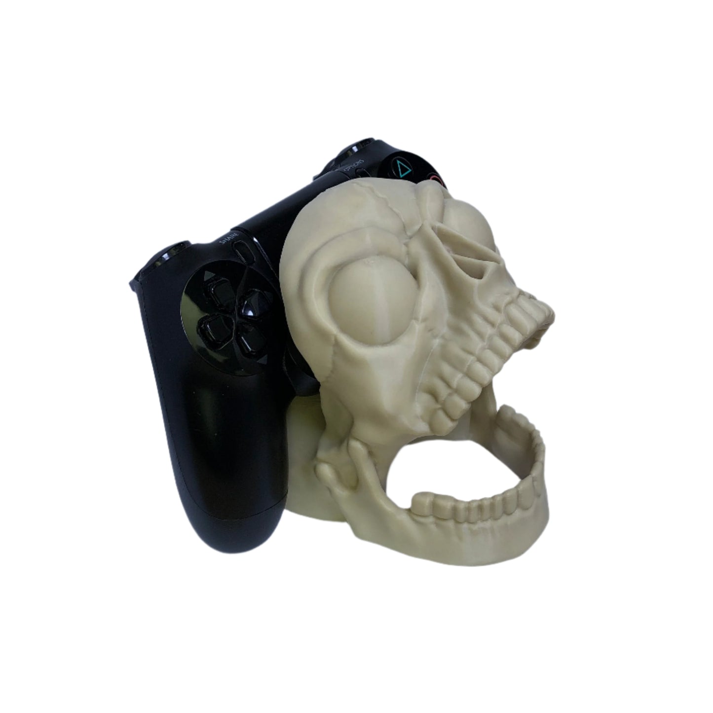 Screaming Skull Controller Holder – Fits PS5 & Xbox Series X/S – 3D Printed Gaming Decor