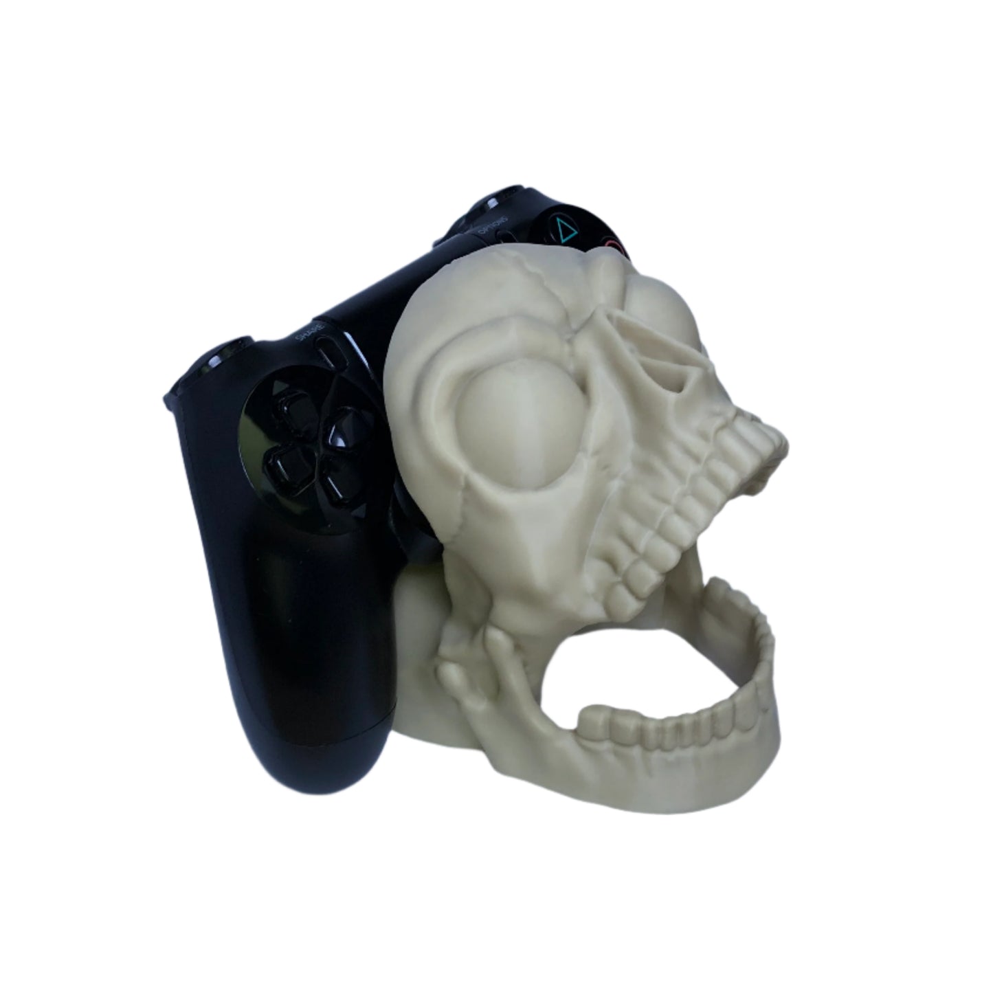 Screaming Skull Controller Holder – Fits PS5 & Xbox Series X/S – 3D Printed Gaming Decor