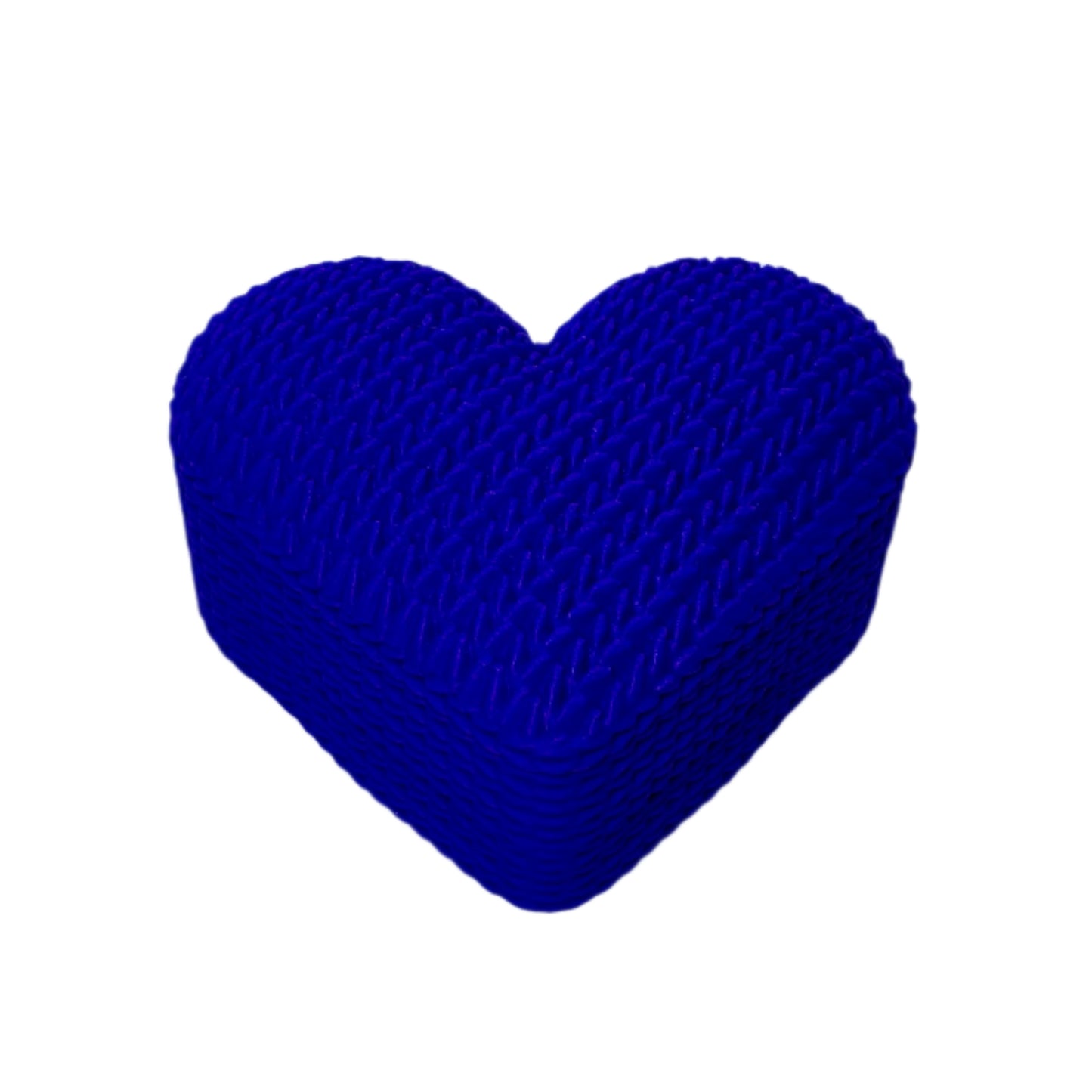 Heart-Shaped Knit Texture Gift Box with Magnetic Lid and Divider