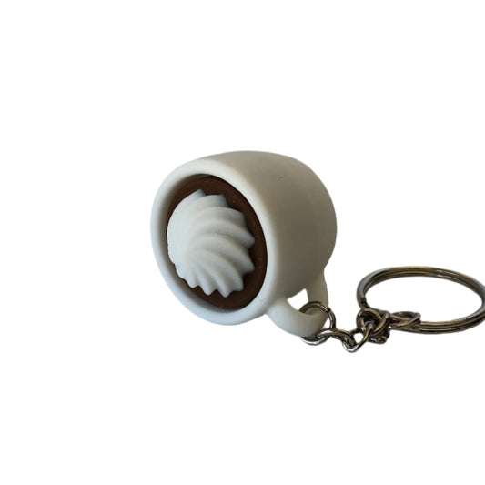 Coffee Cup - Clicker Toy - Tactile Stress Relief Fidget Toy Keychain