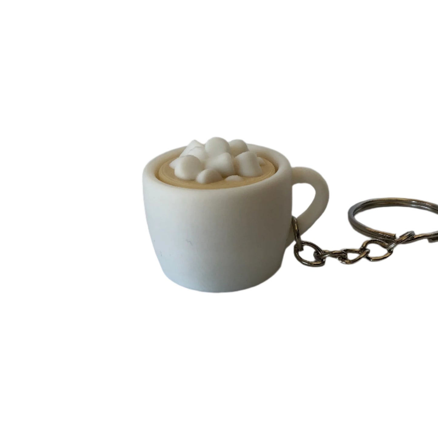 Coffee Cup - Clicker Toy - Tactile Stress Relief Fidget Toy Keychain