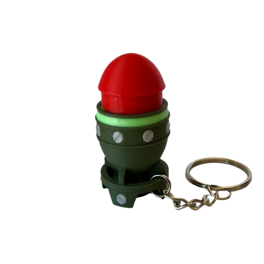 Mini Nuke Fidget Toy – 3D Printed Clicker Keychain