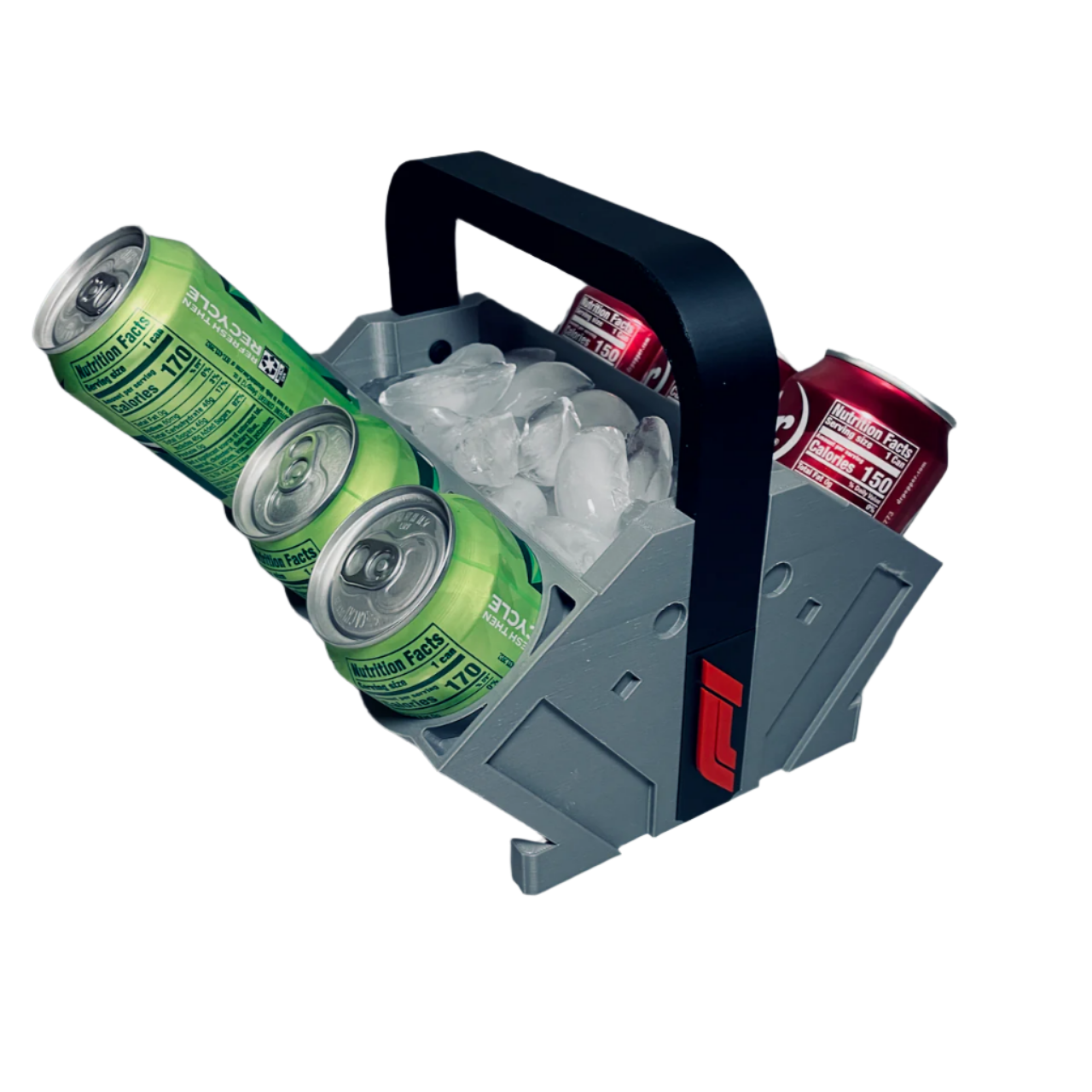 V6 Engine Drink Cooler - Fits 6 Standard Cans 12oz - Many Color Options!