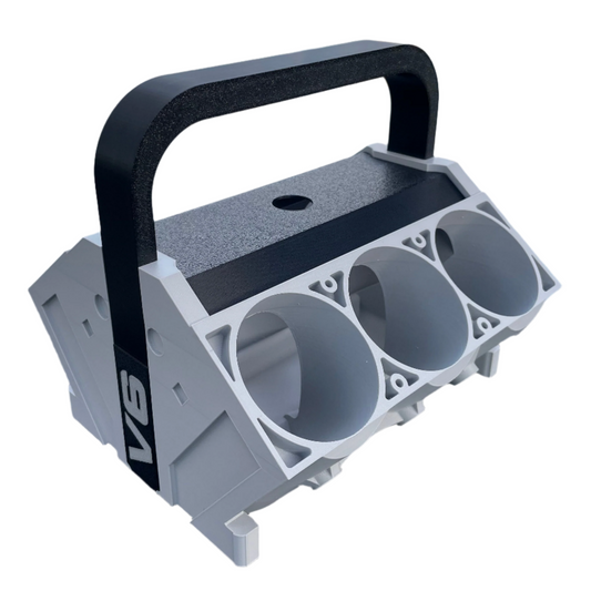 V6 Engine Drink Cooler - Fits 6 Standard Cans 12oz - Many Color Options!