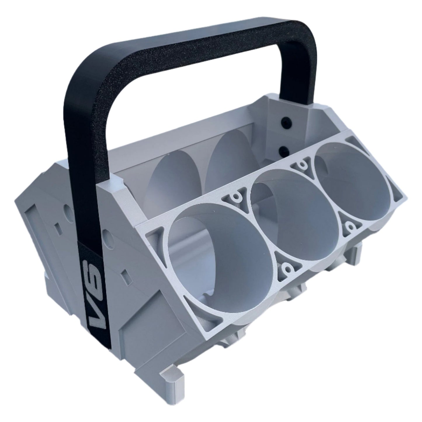 V6 Engine Drink Cooler - Fits 6 Standard Cans 12oz - Many Color Options!