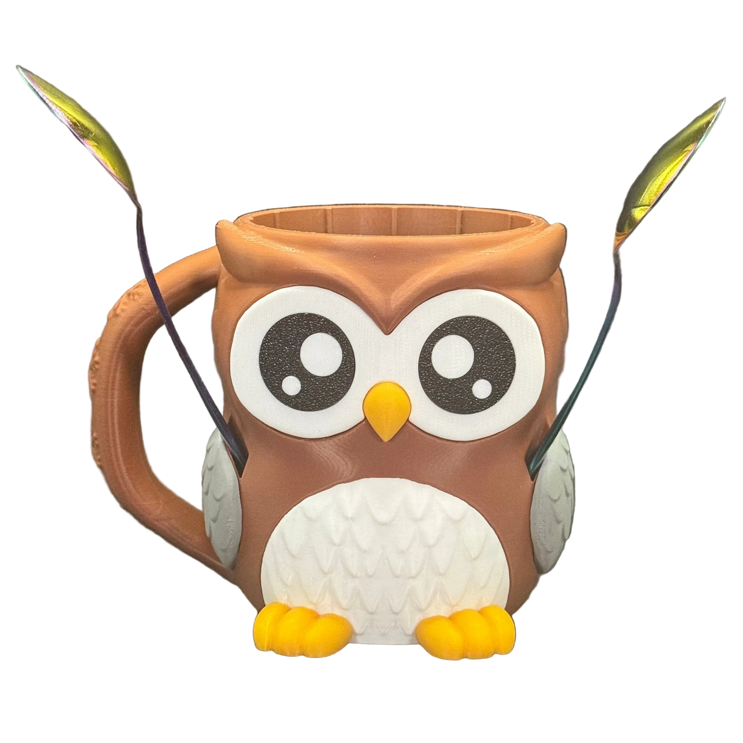 Owlfonso - The Ice Cream Pint Holding Owl - Pint Pals by LeHa Design