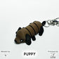 Puppy Dog - "Flexi-Pet" Keychain Fidget Stress Relief Toy [3D Printed]