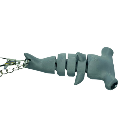 Hammerhead Shark - "Flexi-Pet" Keychain Fidget Stress Relief Toy [3D Printed] Multiple Colors!