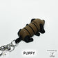 Puppy Dog - "Flexi-Pet" Keychain Fidget Stress Relief Toy [3D Printed]