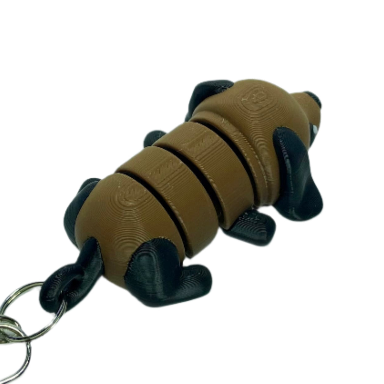 Puppy Dog - "Flexi-Pet" Keychain Fidget Stress Relief Toy [3D Printed]
