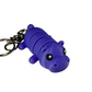 Hippo - 3D Printed Pet Keychain - Flexible Articulating Fidget Stress Relief Toy