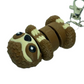 Sloth - "Flexi-Pet" Keychain Fidget Stress Relief Toy [3D Printed]