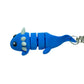 3D printed blue axolotl keychain fidget toy