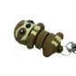 3D printed flexible sloth keychain fidget toy