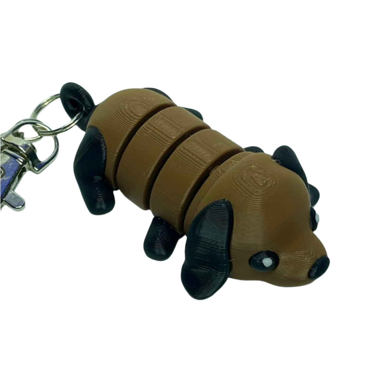 Puppy Dog - "Flexi-Pet" Keychain Fidget Stress Relief Toy [3D Printed]
