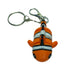 3D printed flexible clownfish nemo keychain