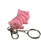 Pig - 3D Printed Pet Keychain - Flexible Articulating Fidget Stress Relief Toy