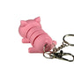 Pig - 3D Printed Pet Keychain - Flexible Articulating Fidget Stress Relief Toy