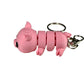 Pig - 3D Printed Pet Keychain - Flexible Articulating Fidget Stress Relief Toy