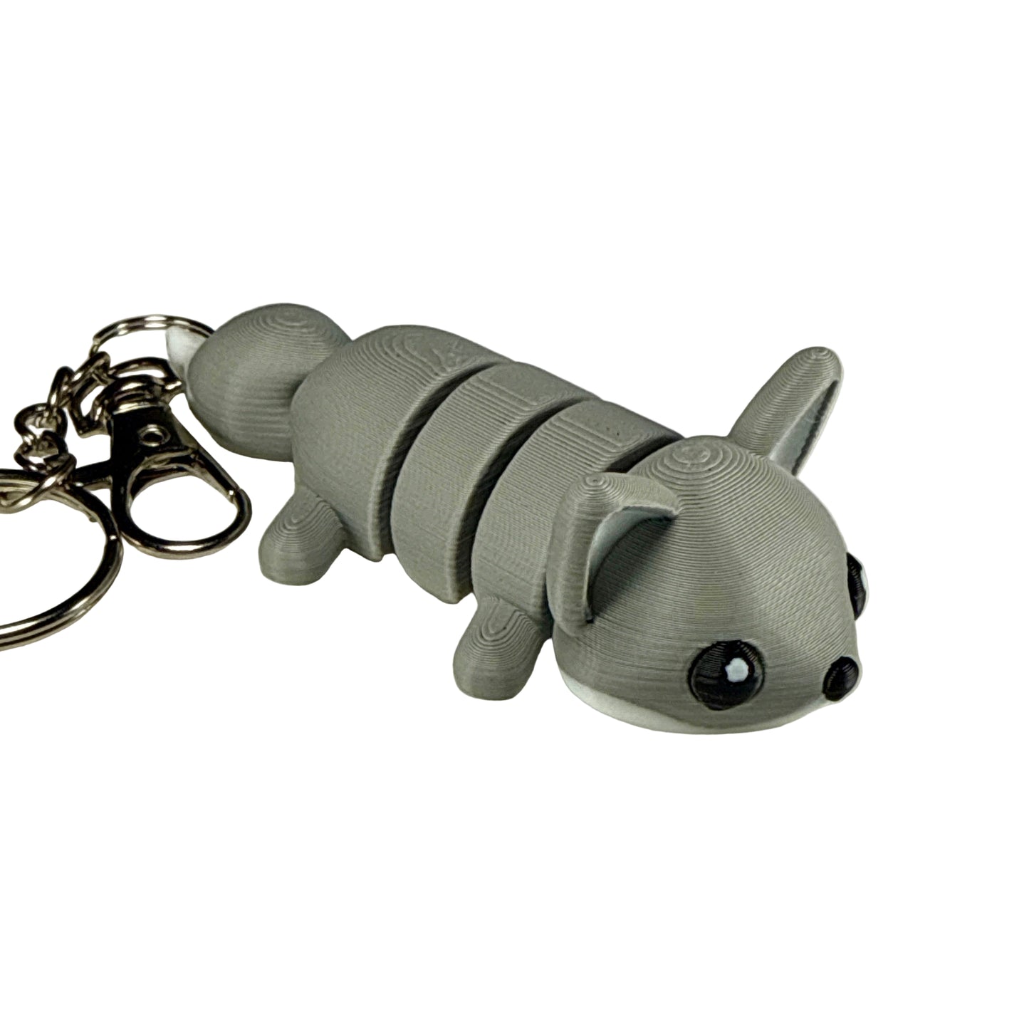 Fox - 3D Printed Pet Keychain - Flexible Articulating Fidget Stress Relief Toy