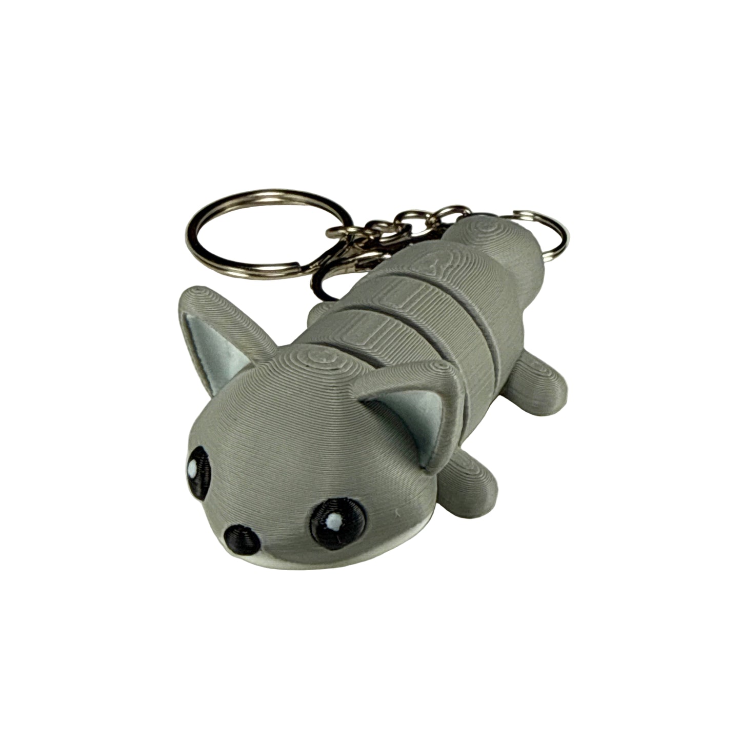 Fox - 3D Printed Pet Keychain - Flexible Articulating Fidget Stress Relief Toy