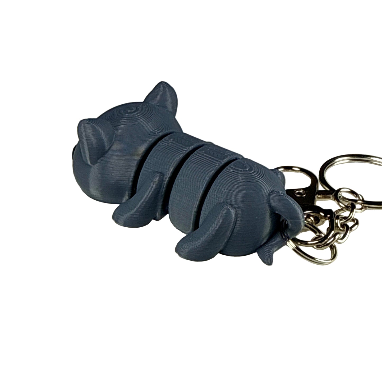 Kitty Cat - 3D Printed Pet Keychain - Flexible Articulating Fidget Stress Relief Toy