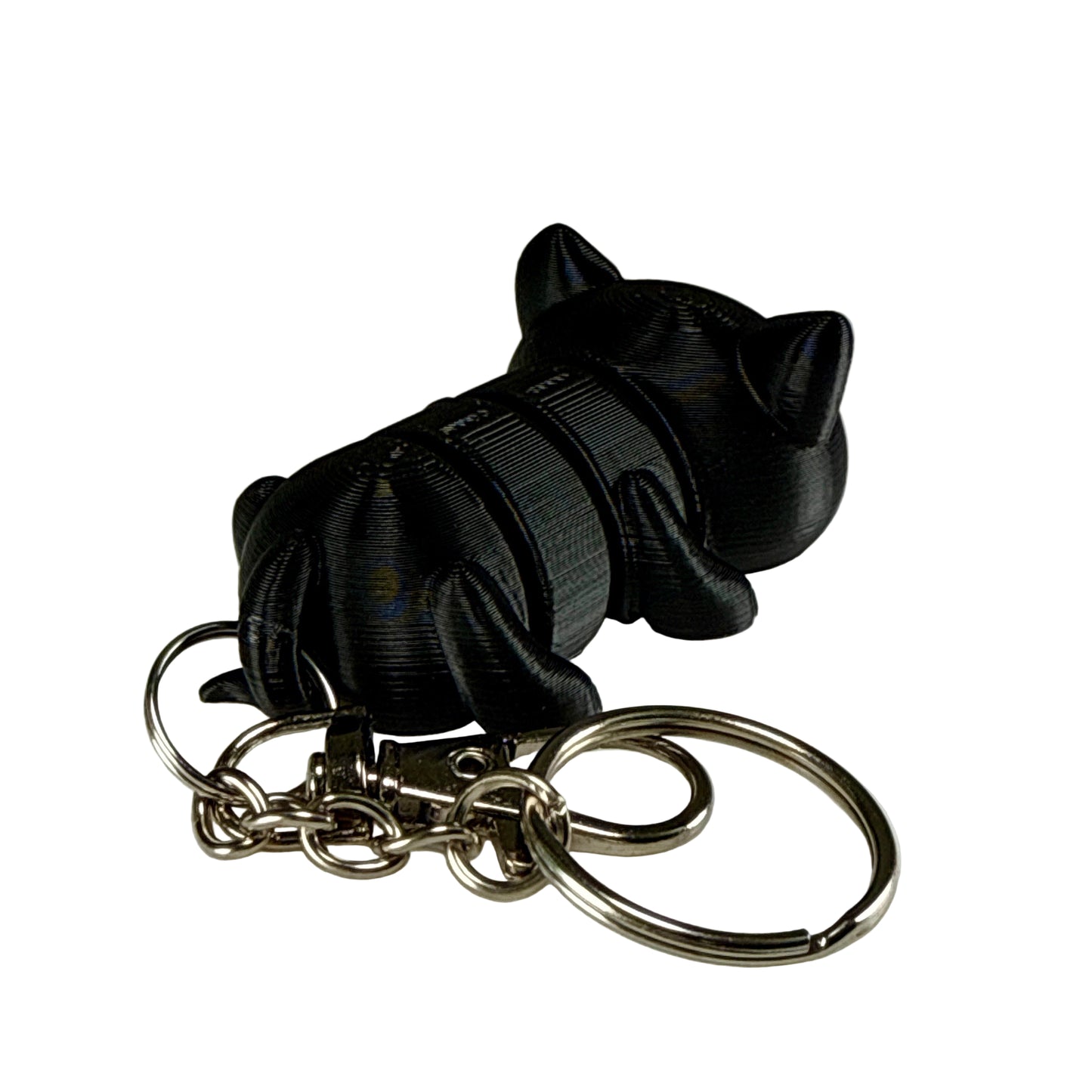Kitty Cat - 3D Printed Pet Keychain - Flexible Articulating Fidget Stress Relief Toy