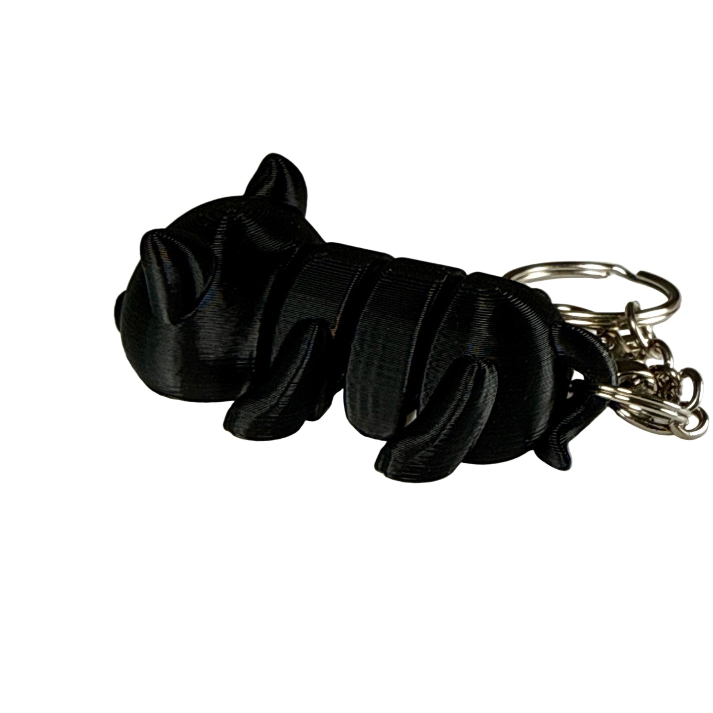 Kitty Cat - 3D Printed Pet Keychain - Flexible Articulating Fidget Stress Relief Toy
