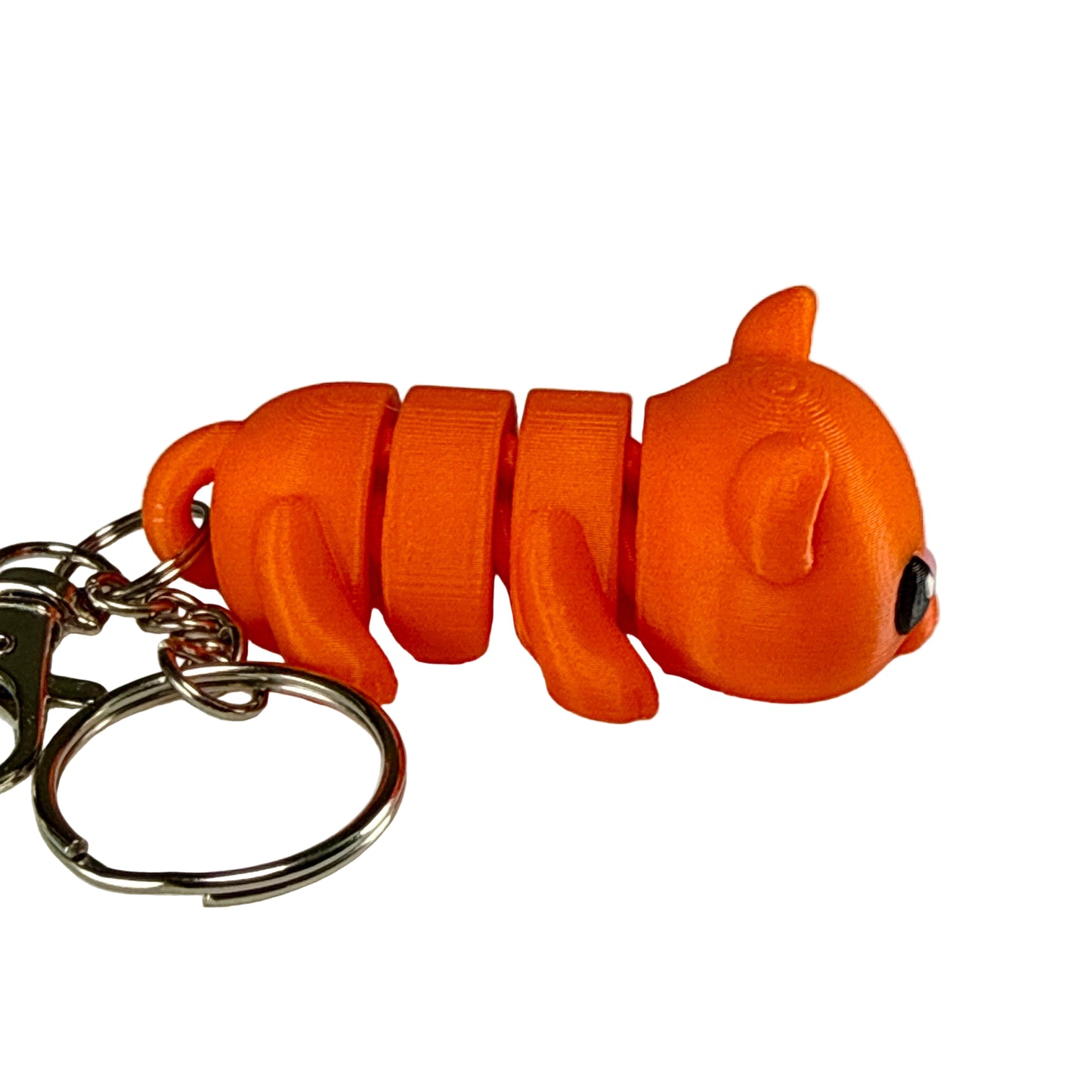 Kitty Cat - 3D Printed Pet Keychain - Flexible Articulating Fidget Stress Relief Toy